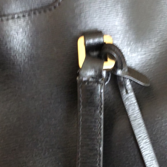 Lauren Ralph Lauren large black leather shoulder bag/purse. - Picture 8 of 13